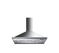 Smeg Opera KD120HXE 120cm Chimney Cooker Hood for Ducted/Recirculating Ventilation - Stainless Steel, Stainless Steel