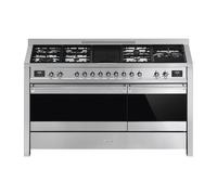 Smeg Opera 150cm Dual Fuel Range Cooker with Electric Griddle - Stainless A5-81 [EEK: A]