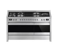 Smeg Opera 150cm Dual Fuel Range Cooker with Electric Griddle - Stainless A5-81