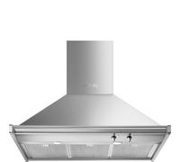 Smeg Opera KD90HXE 90cm Wide Stainless Steel Wall-Mounted Cooker Hood