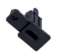 Smeg Oven Warming Storage Drawer Hinge Shaft In Black 764410426 Genuine Part