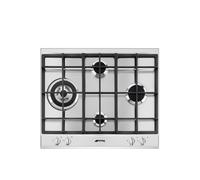 Smeg P261XGH hob Stainless steel Built-in 60 cm Gas 4 zone(s)