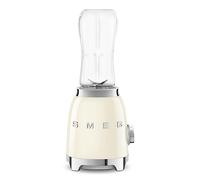 Smeg PBF00CRUK 50's Style Retro PBF00 Compact Personal Blender/Smoothie Maker, Single Bottle - Cream