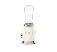 Smeg PBF01CRUK Retro 50s Style Personal Blender, 2 x Bottles-To-Go, 2 Speed Settings Cream