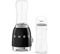 Smeg Retro 50s Style Mini Blender & Smoothie Maker - Black - PBF01BLUK