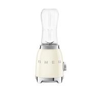 Smeg PBF01CRUK Retro 50s Style Personal Blender, 2 x Bottles-To-Go, 2 Speed Settings Cream