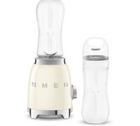 Smeg PBF01CRUK Retro 50’s Style Personal Blender, 2x BottlesGo, 2 Speed in Cream