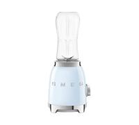 Smeg PBF01PBUK Retro 50’s Style Personal Blender, 2 x Bottles-To-Go, 2 Speed Settings, 600ml, 300W, Pastel Blue