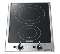 Smeg Classic PGF32I-1 31cm Induction Hob - Stainless Steel, Stainless Steel