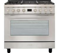 Smeg CPF9GPX cooker Freestanding cooker Electric Gas Stainless steel