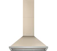 Smeg Portofino KCU94MLM 90cm Chimney Cooker Hood for Ducted/Recirculating Ventilation - Moonlight, Silver