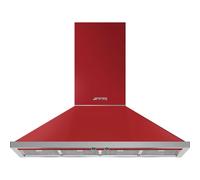 Smeg Portofino KPF12RD 120 cm Chimney Cooker Hood - Red