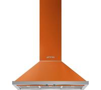 Smeg Portofino KPF9OR 90cm Chimney Cooker Hood - Orange