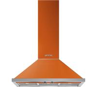 Smeg Portofino KPF9OR 90cm Wide Orange Wall-Mounted Cooker Hood