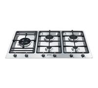 Smeg Classic PS9062 90cm Gas Hob - Stainless Steel, Stainless Steel