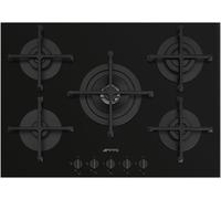 Smeg Cucina PV275B hob Black Countertop 72 cm Gas 5 zone(s)