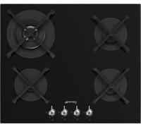 Smeg PV364N Classic 4 Burner Gas Hob, Black