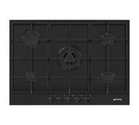 Smeg PX375MB 75cm Classic Gas Hob - Matt Black