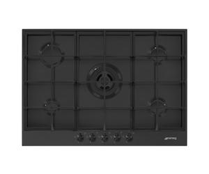 Smeg PX375MB Classic 73cm 5 Burner Gas Hob - MATTE BLACK