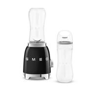 Smeg Retro 50s Style Mini Blender & Smoothie Maker - Black - PBF01BLUK