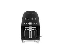 Smeg Retro 50s Style 1.4L Drip Coffee Machine, Black, DCF02BLMUK