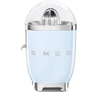 Smeg Citrus Juicer CJF11PBUK - Retro 50s, 70W, Stainless Reamer & Strainer - Pastel Blue
