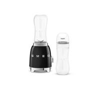 Smeg Retro 50s Style Mini Blender & Smoothie Maker - Black - PBF01BLUK
