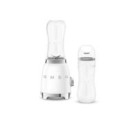 Smeg Retro 50's Style Personal Blender, 2X Bottles-To-Go, 2 Speeds In White White One Size