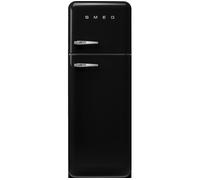 Smeg Retro FAB30RBL6UK 80/20 Fridge Freezer - Black, Black