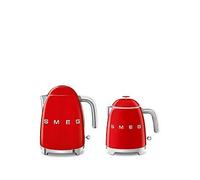 Smeg Retro Kettle, Anti-Slip, 0.8L, Auto Shut Off, Red One Colour