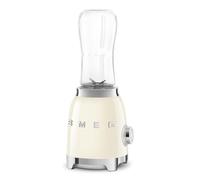 Smeg Retro Personal Blender with 2 Bottles PBF01CRUS, Cream, Medium