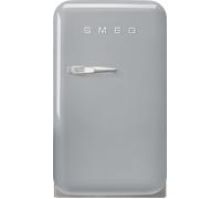 Smeg Right Hand Hinge Mini Bar FAB5RSV5 72cm Fridge - Silver - D Rated, Silver