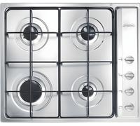Smeg Cucina S64S 58cm Gas Hob - Stainless Steel, Stainless Steel