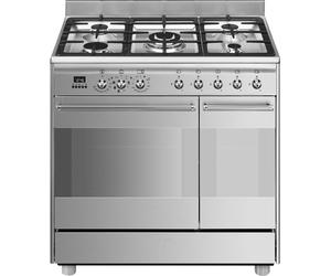 Smeg SCB92MX8 Concert Classic 90cm Dual Fuel Range Cooker A