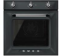 Smeg Victoria SF69M3TNO Built In Electric Single Oven - Matte Black - A Rated