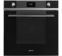 Smeg Sfp6101Tvn1 Built-In Single Electric Multifunction Oven - Black