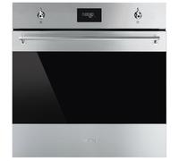Smeg SFP6301TVX Classic Eclipse Glass Built-In Electric Single Oven with Pyrolytic Cleaning, Stainless Steel