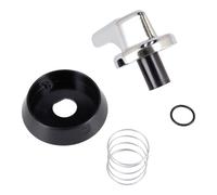 SMEG Silver & Black Control Knob Switch Range Style Cooker Oven GENUINE