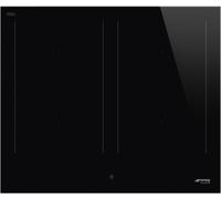 Smeg SIM3644D 60cm Induction Hob - Black, Black