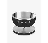 Smeg Smeg Logo-Plaque Digital Aluminium Kitchen Scales Black