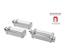 Smeg Smpc01 50's Retro Three Piece Pasta Roller And Cutter Set In Red Red