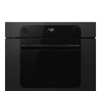 Smeg SO4201M1BI - Black Compact Built-In Single Oven & Microwave Combi - 40L - Electric