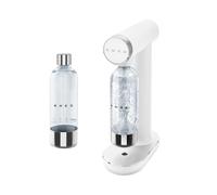 Smeg Soda Maker with Extra Reusable Bottle Non-Slip Feet 1L Capacity White EEJB347 Medium None