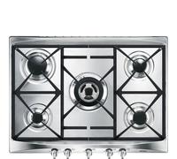 SMEG Cucina SR275XGH2 69 cm Gas Hob - Stainless Steel, Stainless Steel