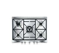 Smeg Cucina SR275XGH2 hob Silver Built-in 70 cm Gas 5 zone(s)
