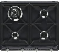 Smeg SR964NGH Victoria 4 Burner Gas Hob, Black