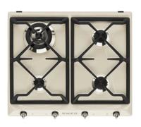 Smeg SR964PGH - Cream 4 Zone Gas Hob