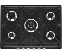 Smeg SR975NGH Victoria 5 Burner Gas Hob, Black