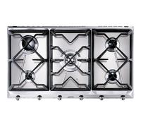 Smeg Cucina SRV596GH5 88cm Gas Hob - Stainless Steel