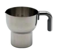 SMEG Stainless Steel Milk Frother Bowl Compatible with MFF01 Chocolate Maker Replacement Accessory